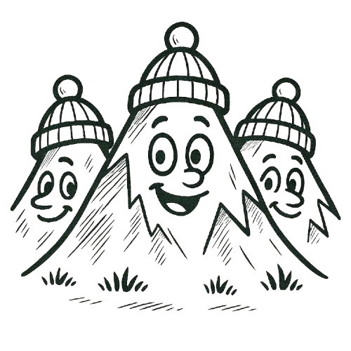 Mountains with snow caps