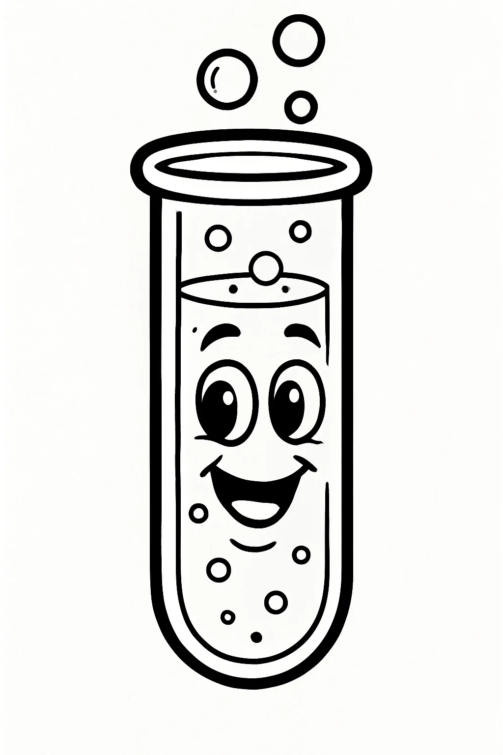 Happy test tube